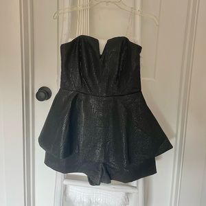 Sparkly black romper